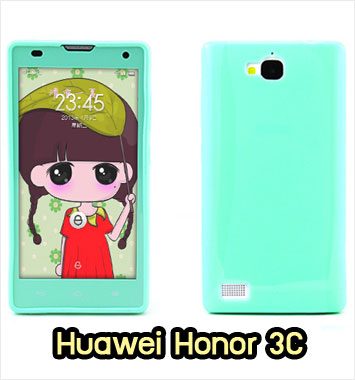 M889-04 เคสซิลิโคนฟิล์มสี Huawei Honor 3C สีมินท์