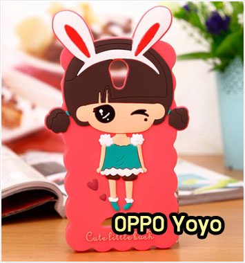 M902-04 เคสซิลิโคนตัวการ์ตูน OPPO Yoyo กระต่าย II