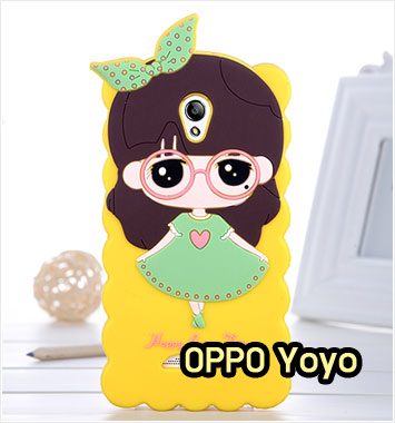 M902-07 เคสซิลิโคนตัวการ์ตูน OPPO Yoyo หญิง III