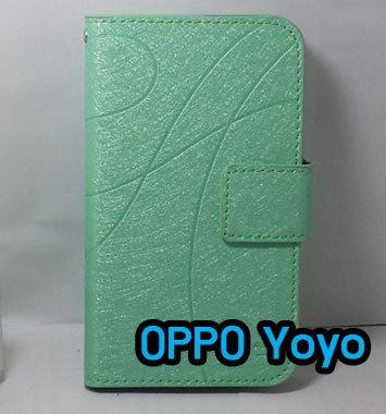 M908-03 เคสฝาพับ OPPO Yoyo สีเขียว