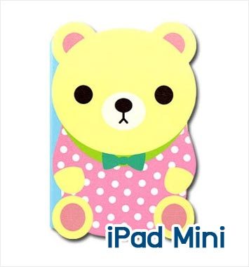 Mi46-01 เคส iPad Mini หมีสีชมพู