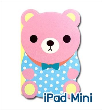 Mi46-02 เคส iPad Mini หมีสีฟ้า