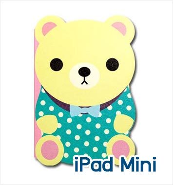 Mi46-03 เคส iPad Mini หมีสีเขียว