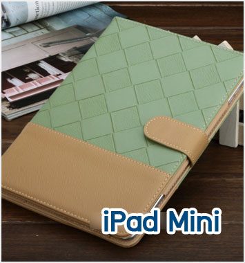 Mi47-02 เคสหนัง iPad Mini สีเขียว
