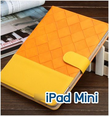 Mi47-07 เคสหนัง iPad Mini สีเหลือง