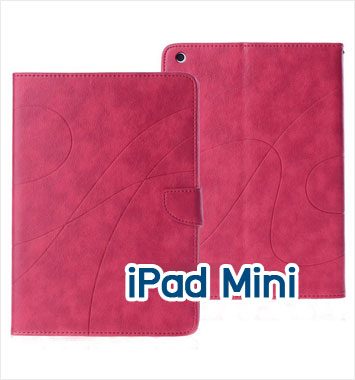 Mi48-05 เคสหนัง iPad Mini สีชมพู