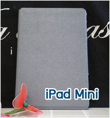 Mi49-04 เคสหนัง iPad Mini สีเทา