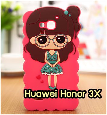 M969-01 เคสซิลิโคน Huawei Honor 3X หญิง I
