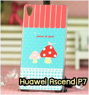 M953-19 เคสแข็ง Huawei Ascend P7 ลาย Mushroom