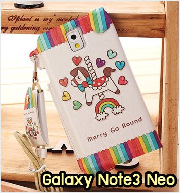 M949-01 ซองหนัง Samsung Galaxy Note3 Neo ลาย Merry