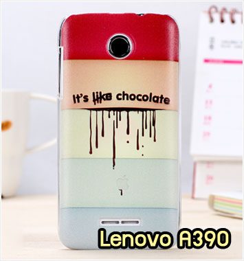 M644-10 เคสมือถือ Lenovo A390 ลาย Chocolate