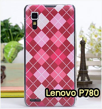 M951-02 เคสแข็ง Lenovo P780 ลาย Red Square