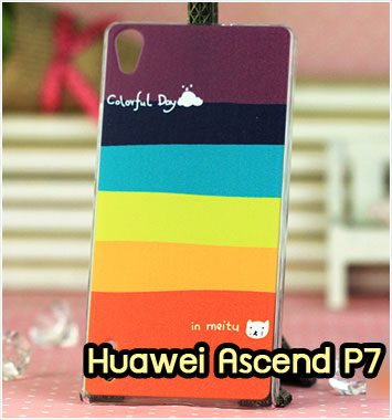 M953-23 เคสแข็ง Huawei Ascend P7 ลาย Colorfull Day