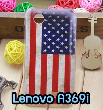 M668-08 เคสมือถือ Lenovo A369i ลาย Flag II