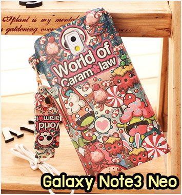 M949-05 ซองหนัง Samsung Galaxy Note3 Neo ลาย World