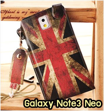 M949-09 ซองหนัง Samsung Galaxy Note3 Neo ลาย Flag I
