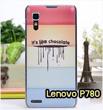 M951-08 เคสแข็ง Lenovo P780 ลาย Chocolate