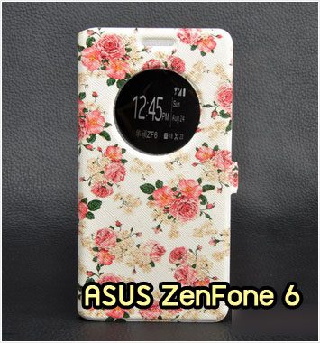 M936-05 เคสฝาพับ ASUS ZenFone 6 ลาย Flower I