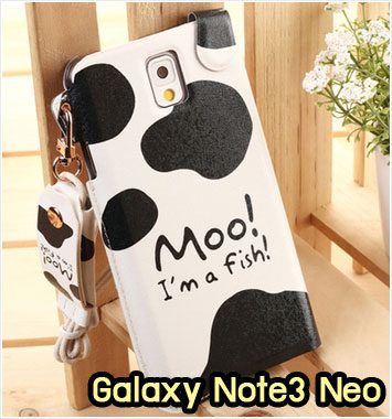 M949-12 ซองหนัง Samsung Galaxy Note3 Neo ลาย Moo