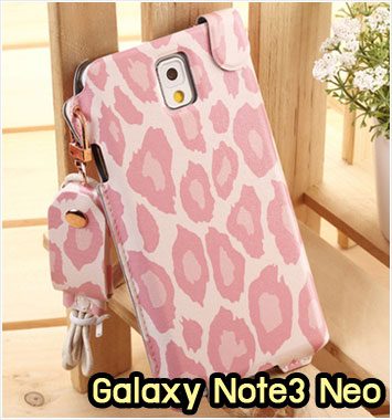 M949-13 ซองหนัง Samsung Galaxy Note3 Neo ลายเสือดาว