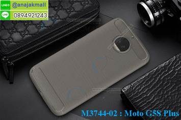 M3744-02 เคสยางกันกระแทก Moto G5s Plus สีเทา