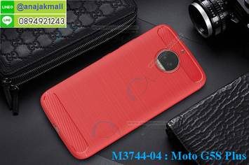 M3744-04 เคสยางกันกระแทก Moto G5s Plus สีแดง