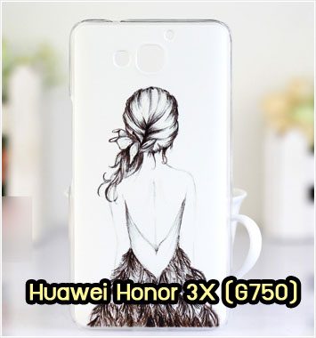 M959-04 เคสแข็ง Huawei Honor 3X ลาย Women