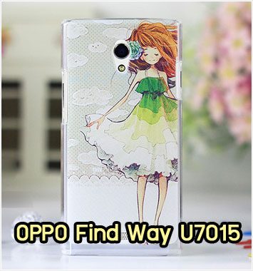 M313-06 เคส OPPO Find Way ลาย Green Girl