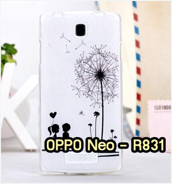 M932-02 เคสซิลิโคน OPPO Neo R831 ลาย Baby Love