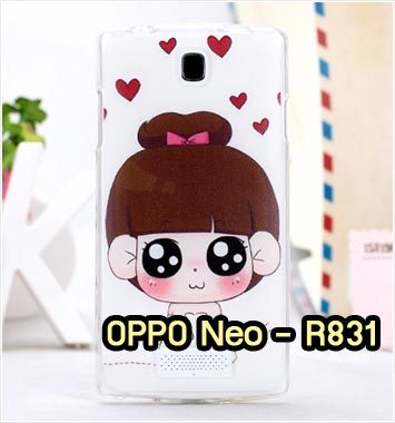 M932-04 เคสซิลิโคน OPPO Neo R831 ลายคิมิโนะ