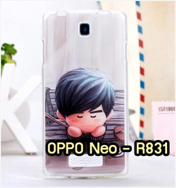 M932-08 เคสซิลิโคน OPPO Neo R831 ลาย Boy III