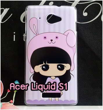 M807-06 เคสแข็ง Acer Liquid S1 ลายสาวกระต่าย