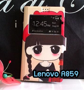 M994-03 เคสโชว์เบอร์ Lenovo A859 ลายเปโกะจัง