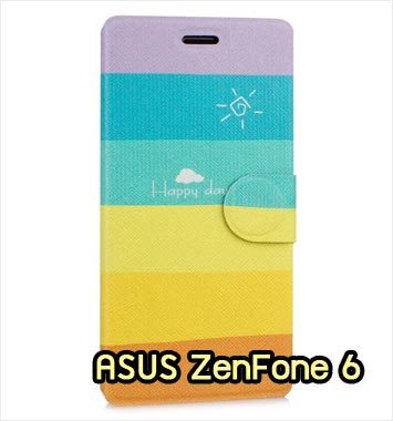 M983-01 เคสฝาพับ ASUS ZenFone 6 ลาย Colorfull Day