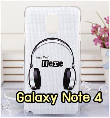M999-08 เคสแข็ง Samsung Galaxy Note 4 ลาย Music