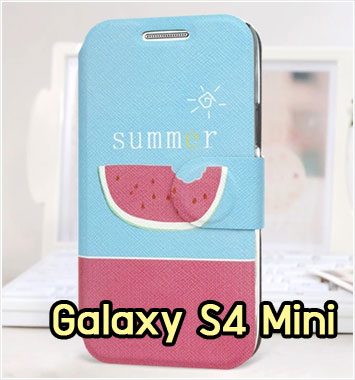 M989-04 เคสฝาพับ Samsung Galaxy S4 Mini ลาย Summer