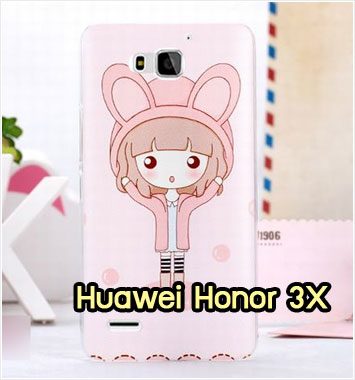 M959-23 เคสแข็ง Huawei Honor 3X ลาย Fox