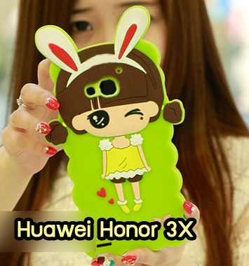 M969-07 เคสซิลิโคน Huawei Honor 3X กระต่าย I