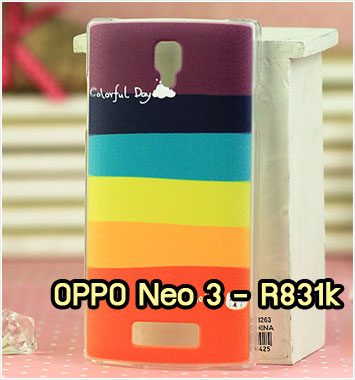 M870-32 เคสแข็ง OPPO Neo 3 ลาย Colorfull Day