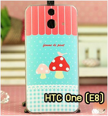 M1001-06 เคสแข็ง HTC One E8 ลาย Mushroom