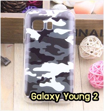 M976-07 เคสแข็ง Samsung Galaxy Youn2 ลายพรางทหาร