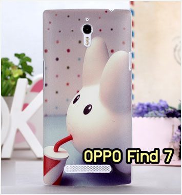 M781-21 เคสแข็ง OPPO Find 7 ลาย Fufu