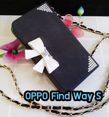 M997-01 เคสฝาพับ OPPO Find Way S สีดำ