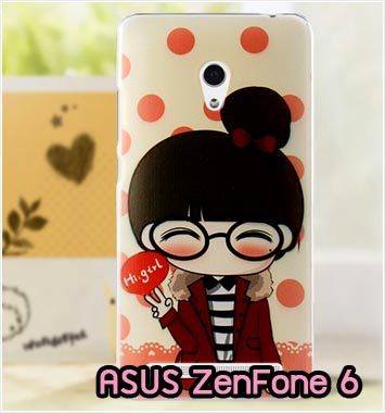 M985-01 เคสแข็ง ASUS ZenFone 6 ลาย Hi Girl