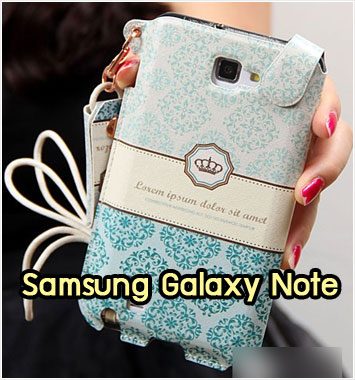 M1038-06 ซองหนัง Samsung Galaxy Note ลาย Graphic I