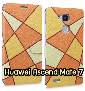 M1039-03 เคสฝาพับ Huawei Ascend Mate7 ลาย Graphic III