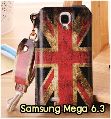 M1013-06 ซองหนัง Samsung Mega 6.3 ลาย Flag I