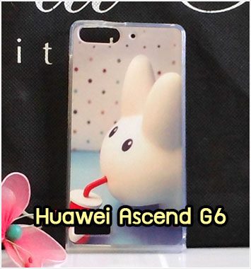 M1037-08 เคสซิลิโคน Huawei Ascend G6 ลาย Fufu