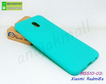 M5510-03 เคสยาง Xiaomi Redmi8a สีเขียวมินท์