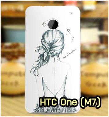 M1141-03 เคสแข็ง HTC One M7 ลาย Women